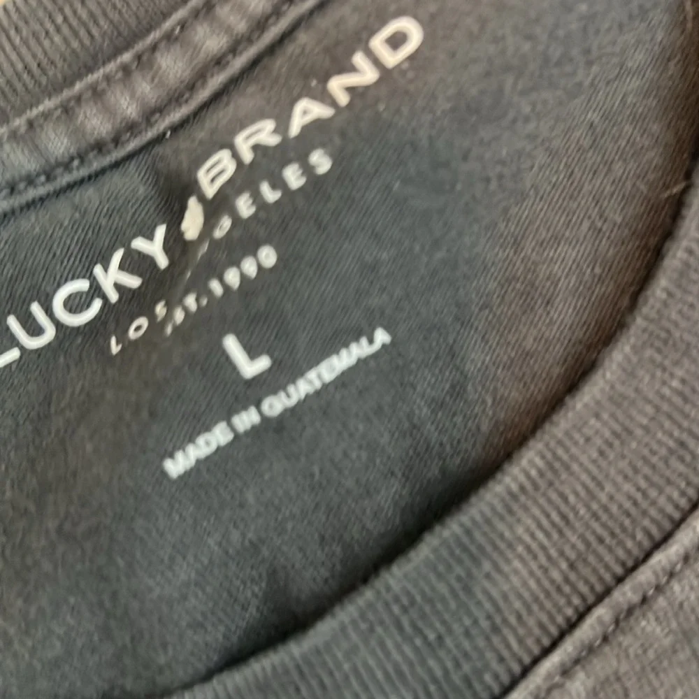 Lot 2 men’s size large lucky brand tequila t shirts - Picture 3 of 5